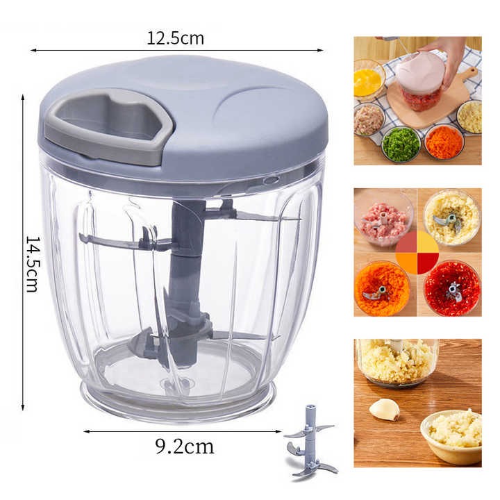 Hot Handy Pull String Manual Garlic Chopper Crusher Masher Press Mincer Triturador De Ajo for Vegetable Fruits Nuts