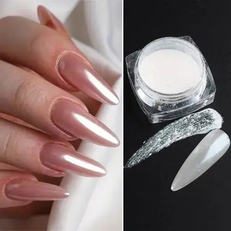 Nail shimmering powder net red extremely bright powder pearl moonlight powder nail art diy art ornament nail WenstaUSA