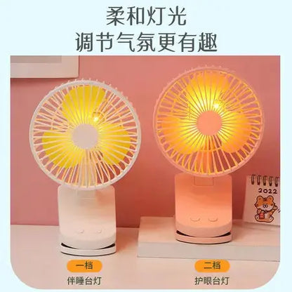 Summer New Table Clip Dual-Purpose Shaking Head Fan WenstaUSA