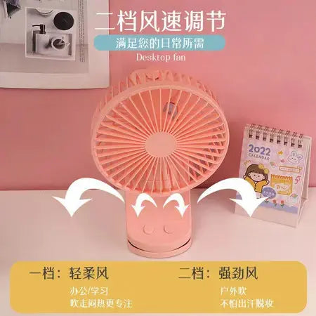 Summer New Table Clip Dual-Purpose Shaking Head Fan WenstaUSA