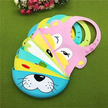 Children Feeding Waterproof Disposable Cartoon Adjustable Bib WenstaUSA