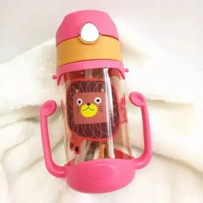 XINGPEI Children's Strap Double Handle Dual Use Straw Cup Pot Creative Cartoon WenstaUSA