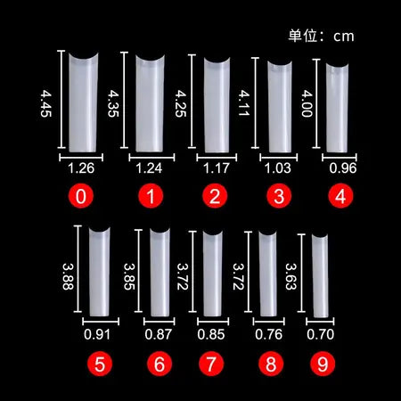 Nail art nail piece no-c semi-stick nail piece xxl water pipe nail piece wear nail patch fake nail WenstaUSA