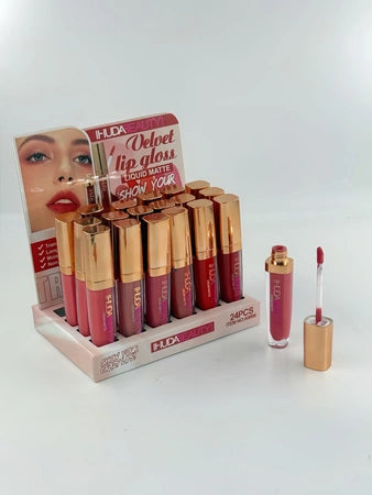 IHUDABEAUTYI Mirror Glossy Lip Glaze Non-stick Cup Non-Fade Hydrating White Lip Gloss WenstaUSA