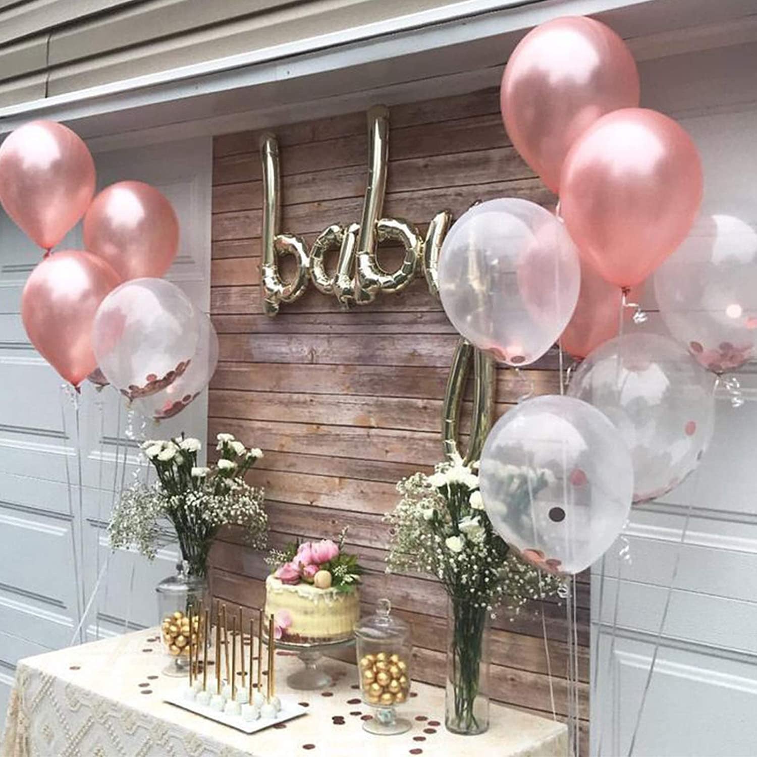 Beautiful macaron balloon chain set Christmas birthday party atmosphere layout WenstaUSA