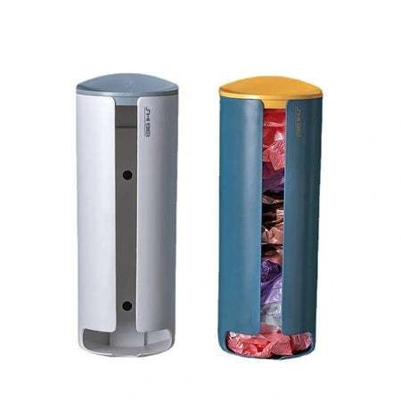 Creative household wall hanging garbage bag storage and finishing box free punching thickening plastic bag collector WenstaUSA