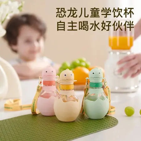 Baby drink cup cartoon straw cup tritan material baby drink pot belly cup children's cup student WenstaUSA