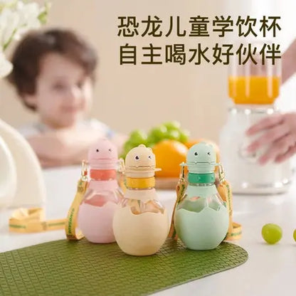 Baby drink cup cartoon straw cup tritan material baby drink pot belly cup children's cup student WenstaUSA
