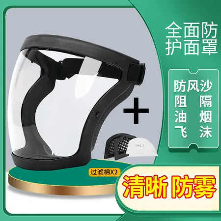 Full face protective glasses HD anti-fog, anti-dust, anti-droplet, anti-fume, pesticide, electric welding riding protective mask WenstaUSA
