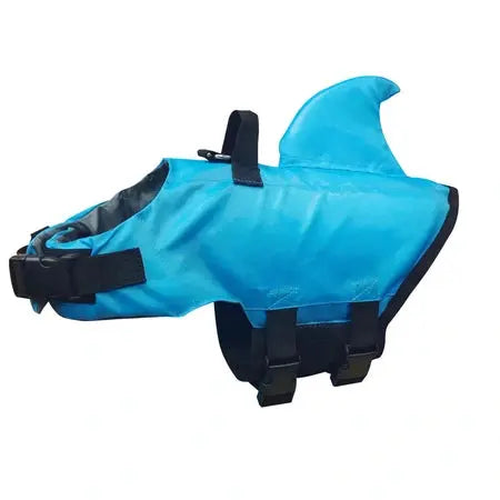 Pet dog large buoyancy indoor outdoor shark tail life jacket summer clothing swimsuit WenstaUSA