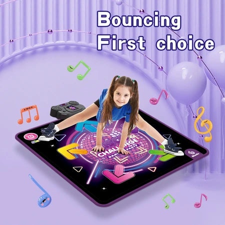 Bluetooth music piano carpet, children's dance carpet, glowing parent-child interactive motion-sensing games, birthday gifts, crawling game mat, experience the joy of music WenstaUSA