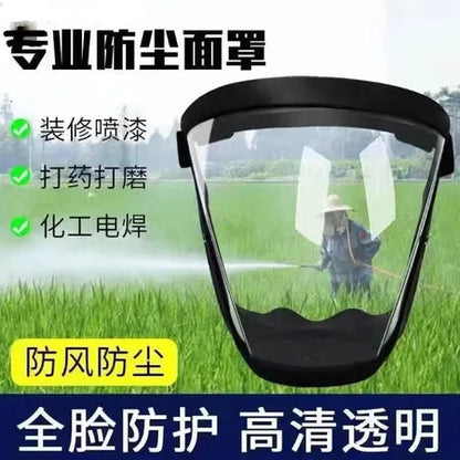 Full face protective glasses HD anti-fog, anti-dust, anti-droplet, anti-fume, pesticide, electric welding riding protective mask WenstaUSA