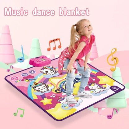 Bluetooth music piano carpet, children's dance carpet, glowing parent-child interactive motion-sensing games, birthday gifts, crawling game mat, experience the joy of music WenstaUSA