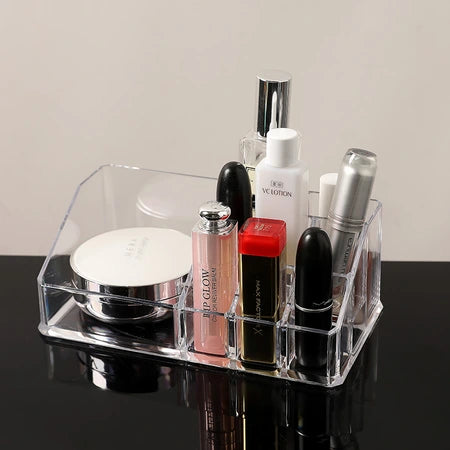 ins style girls cosmetics storage box lipstick storage rack Multi-functional dresser makeup arrangement save space WenstaUSA