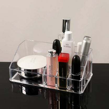 ins style girls cosmetics storage box lipstick storage rack Multi-functional dresser makeup arrangement save space WenstaUSA