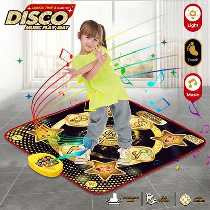 Children's multi-functional baby dance mat, game piano mat, infant and toddler early education educational cloth toy mat, crawling mat, game mat, essential toys for babies learning to walk WenstaUSA