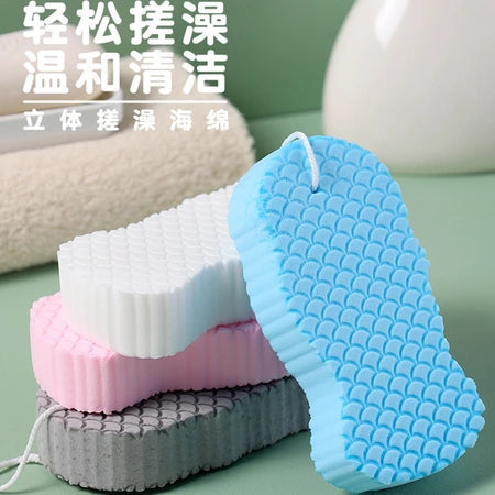 Bath towel Children's bath tool Powerful dust rub mud 3D painless painless baby baby bath sponge WenstaUSA