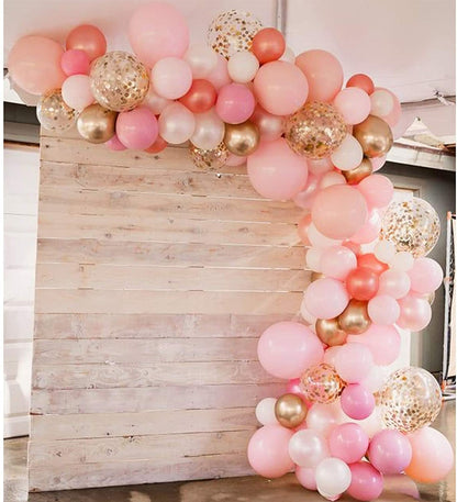 Beautiful macaron balloon chain set Christmas birthday party atmosphere layout WenstaUSA