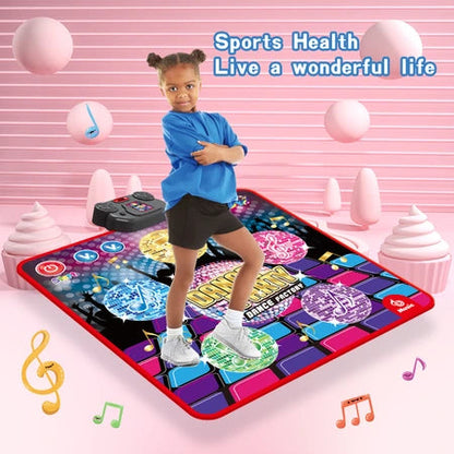 Bluetooth music piano carpet, children's dance carpet, glowing parent-child interactive motion-sensing games, birthday gifts, crawling game mat, experience the joy of music WenstaUSA