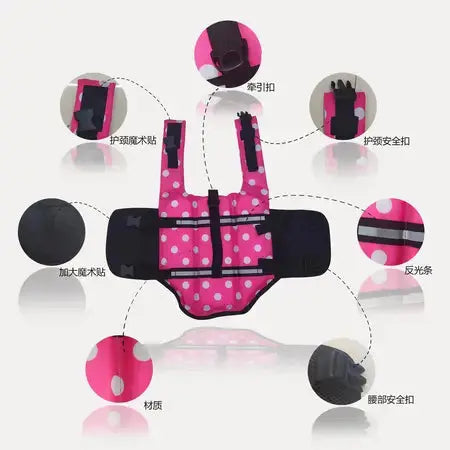 Pet life jacket dog life jacket outdoor rescue dog swimming clothes WenstaUSA