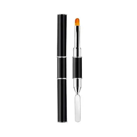 Multifunctional nail brush dual head dual-use nail art uv pen steel push glue embossing stick manicure brush WenstaUSA