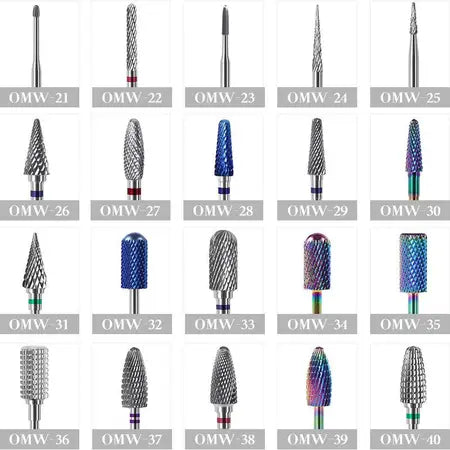 Manicure grinding head nail art tungsten steel grinding head polishing nail remover for nail WenstaUSA