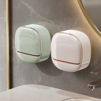 Wall-mounted Soap Box Plastic bar Soap Holder Drain Bathroom Soap Holder