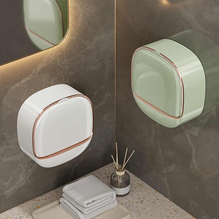 Wall-mounted Soap Box Plastic bar Soap Holder Drain Bathroom Soap Holder