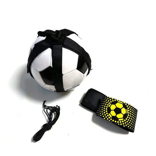 Football Kick Throw Solo Practice Adjustable Waist Belt Soccer Ball Control Training Equipment Children Training Elastic Belt