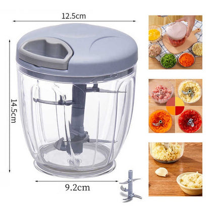 Hot Handy Pull String Manual Garlic Chopper Crusher Masher Press Mincer Triturador De Ajo for Vegetable Fruits Nuts
