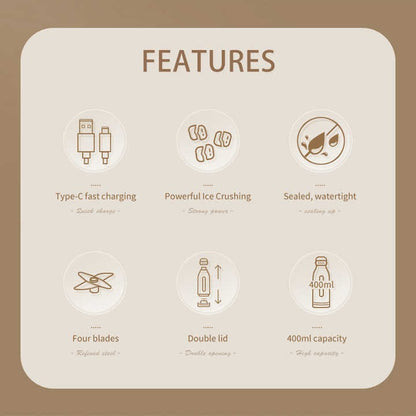 Mini Fresh Juice Juicer Mixeur Fruit Mixer Bottle Liquidificador Licuadora Portatil Smoothie Portable Blenders