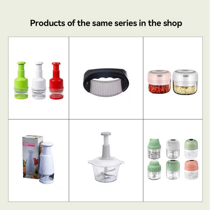 Hot Handy Pull String Manual Garlic Chopper Crusher Masher Press Mincer Triturador De Ajo for Vegetable Fruits Nuts
