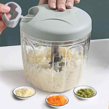 Hot Handy Pull String Manual Garlic Chopper Crusher Masher Press Mincer Triturador De Ajo for Vegetable Fruits Nuts