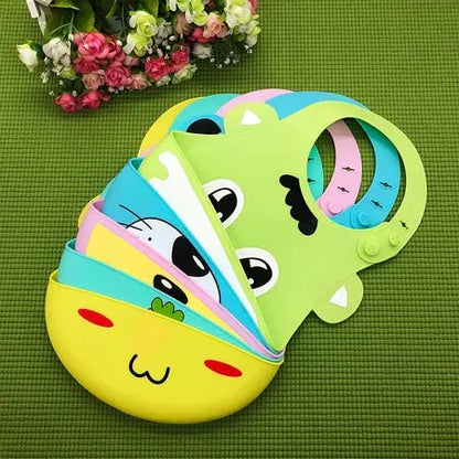 Children Feeding Waterproof Disposable Cartoon Adjustable Bib WenstaUSA