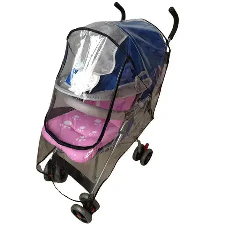 Child stroller rain cover Baby stroller Rain cover Baby stroller Waterproof cover baby stroller wind and rain cover WenstaUSA