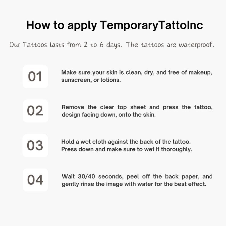 Tiny Black Crescent Moon Temporary Tattoo (Set of 3) Small Wrist Tattoo WenstaUSA