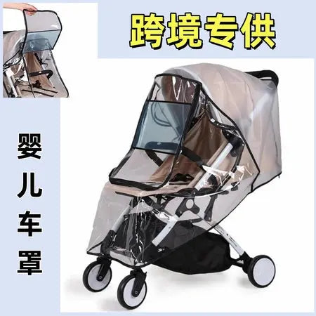 Child stroller rain cover Baby stroller Rain cover Baby stroller Waterproof cover baby stroller wind and rain cover WenstaUSA