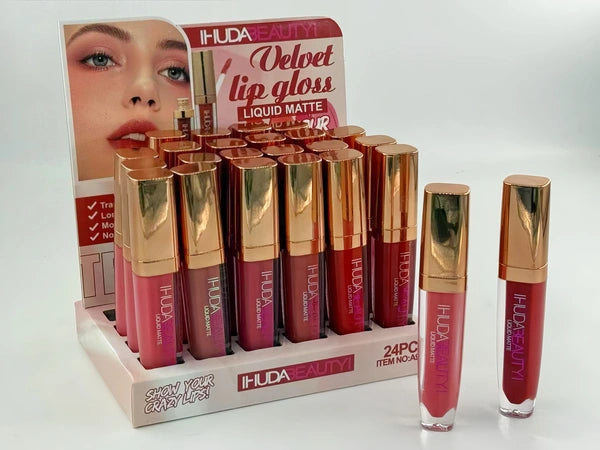 IHUDABEAUTYI Mirror Glossy Lip Glaze Non-stick Cup Non-Fade Hydrating White Lip Gloss WenstaUSA