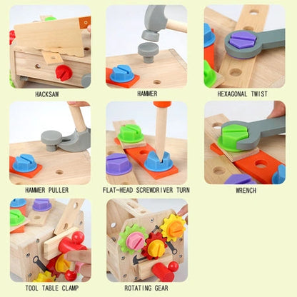Early childhood education toolbox simulation disassembly maintenance screw nut workbench educational toy WenstaUSA